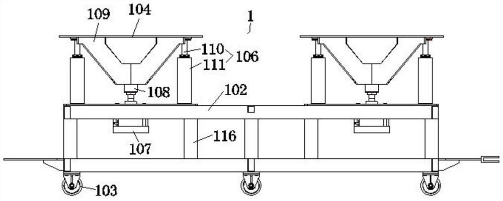 Fermentation tank mobile vehicle, fermentation tank transfer equipment and transfer method