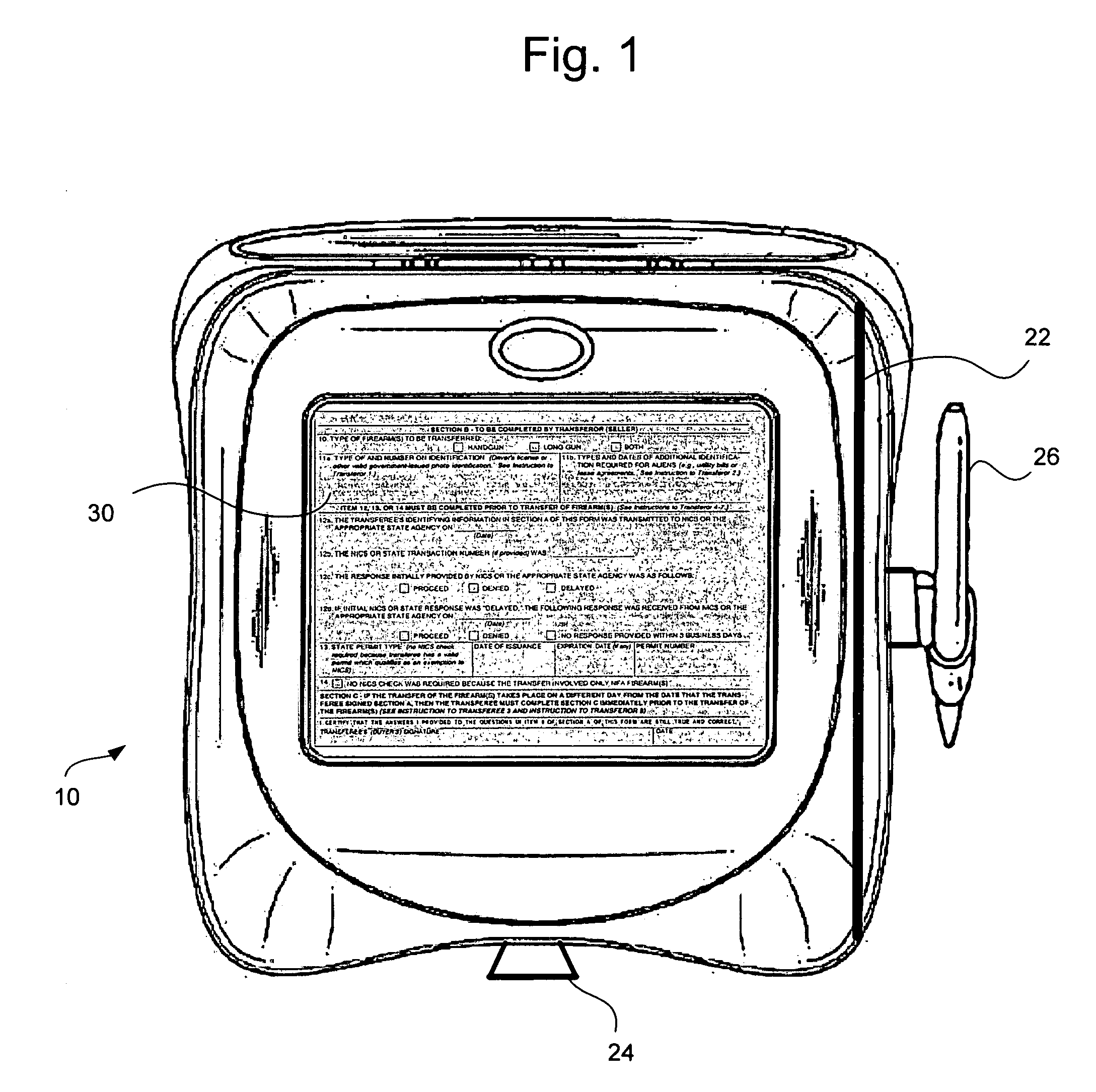Method of operating a terminal