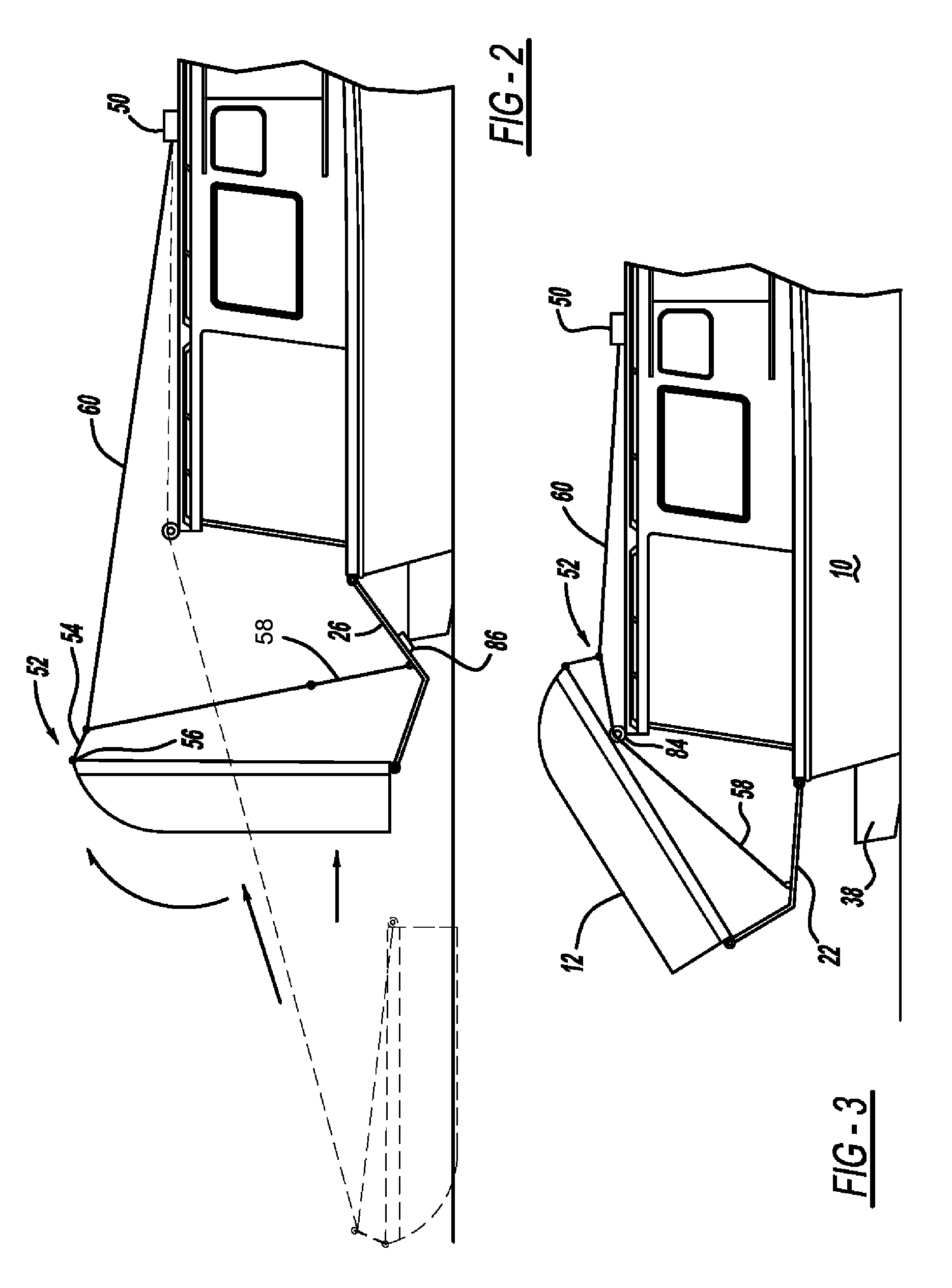 Tender stowage method and apparatus