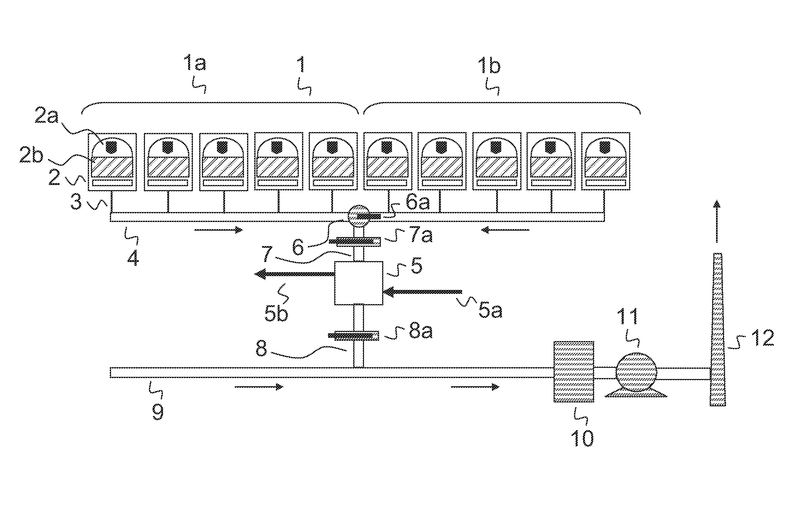 Method and device for keeping coke furnace chambers hot when a waste heat boiler is stopped