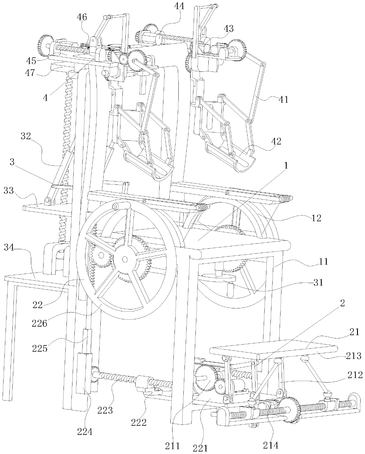 A compound rehabilitation training device