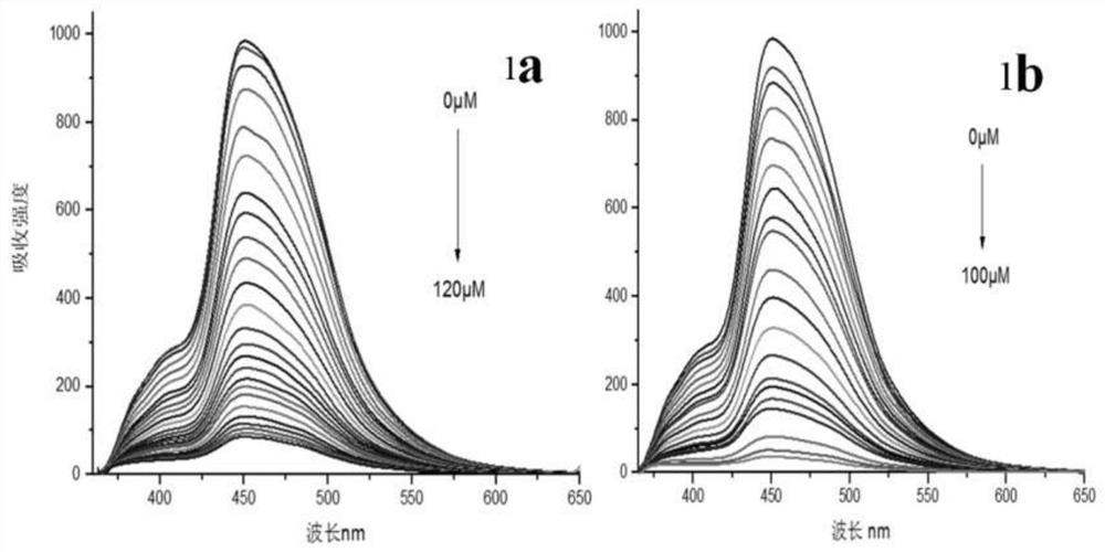 Dehydroabietic acid-based 2,4-diarylbenzimidazole fluorescent probe for ferric ions and mercury ions, and preparation method and application thereof