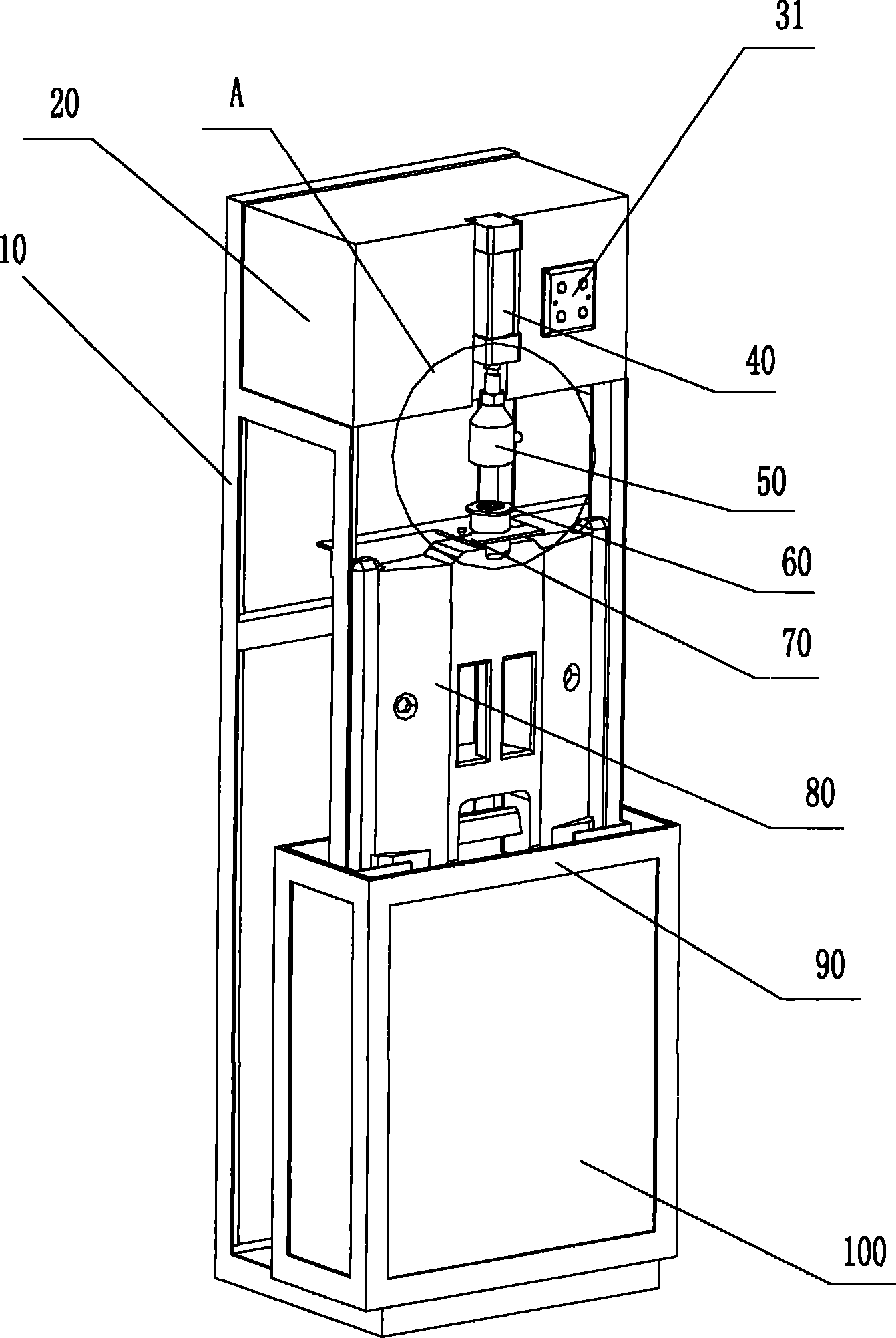 Tank body tightness detection device and tank body tightness detection method