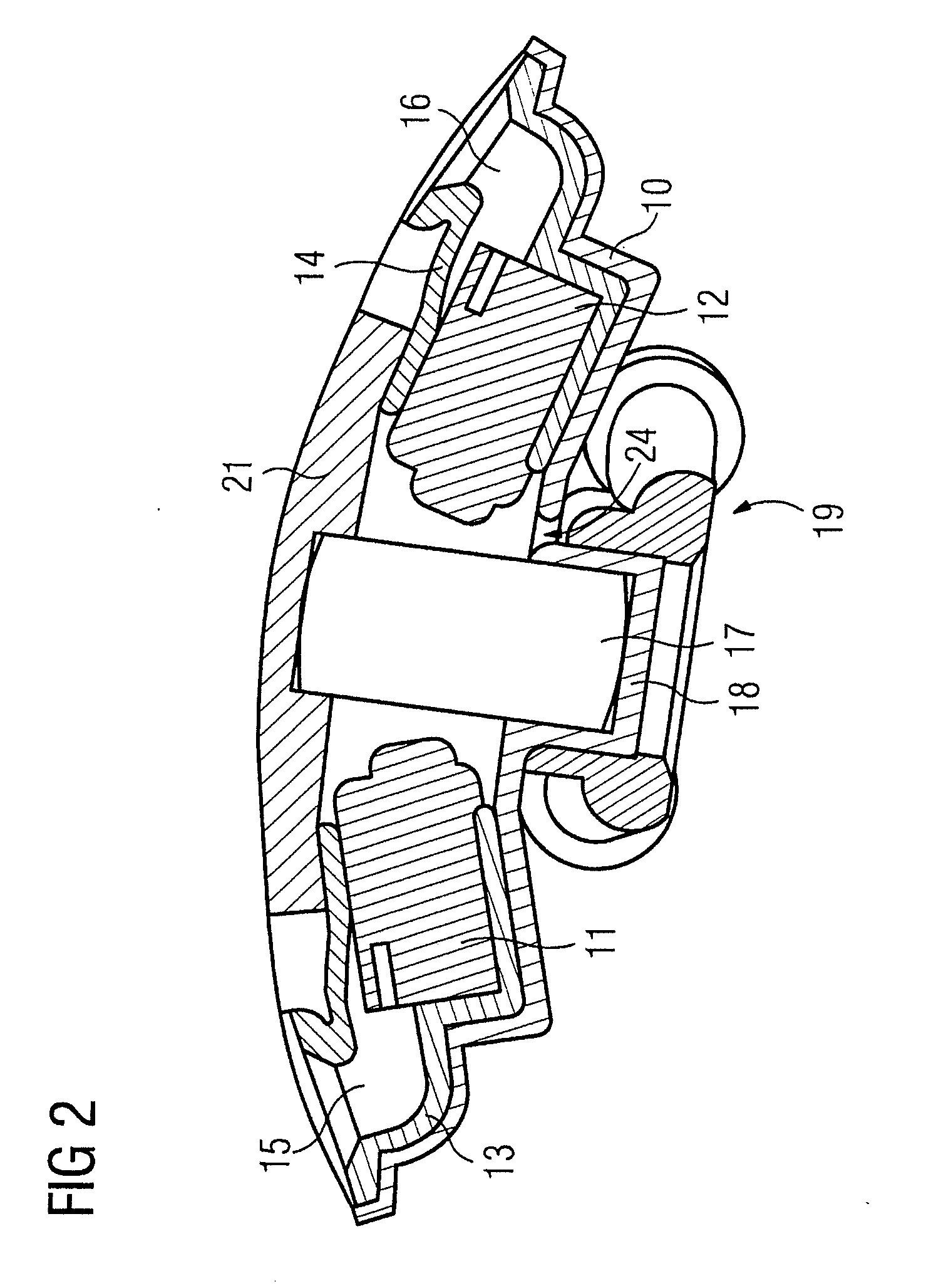 Microphone module for a hearing device
