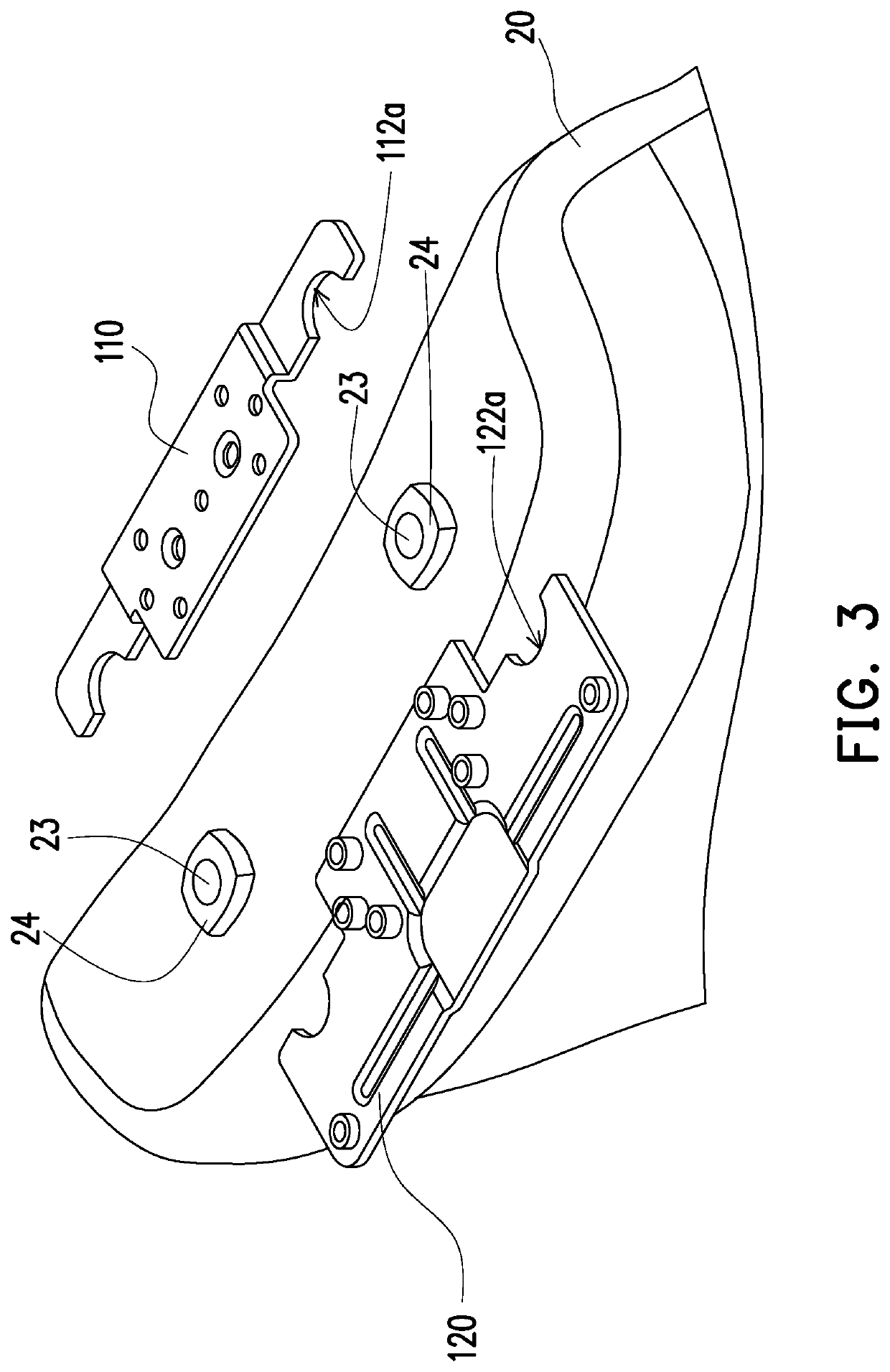 Installing bracket and electronic device assembly