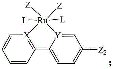 Heteronuclear ruthenium palladium bicyclic metal compound and preparation method and application thereof