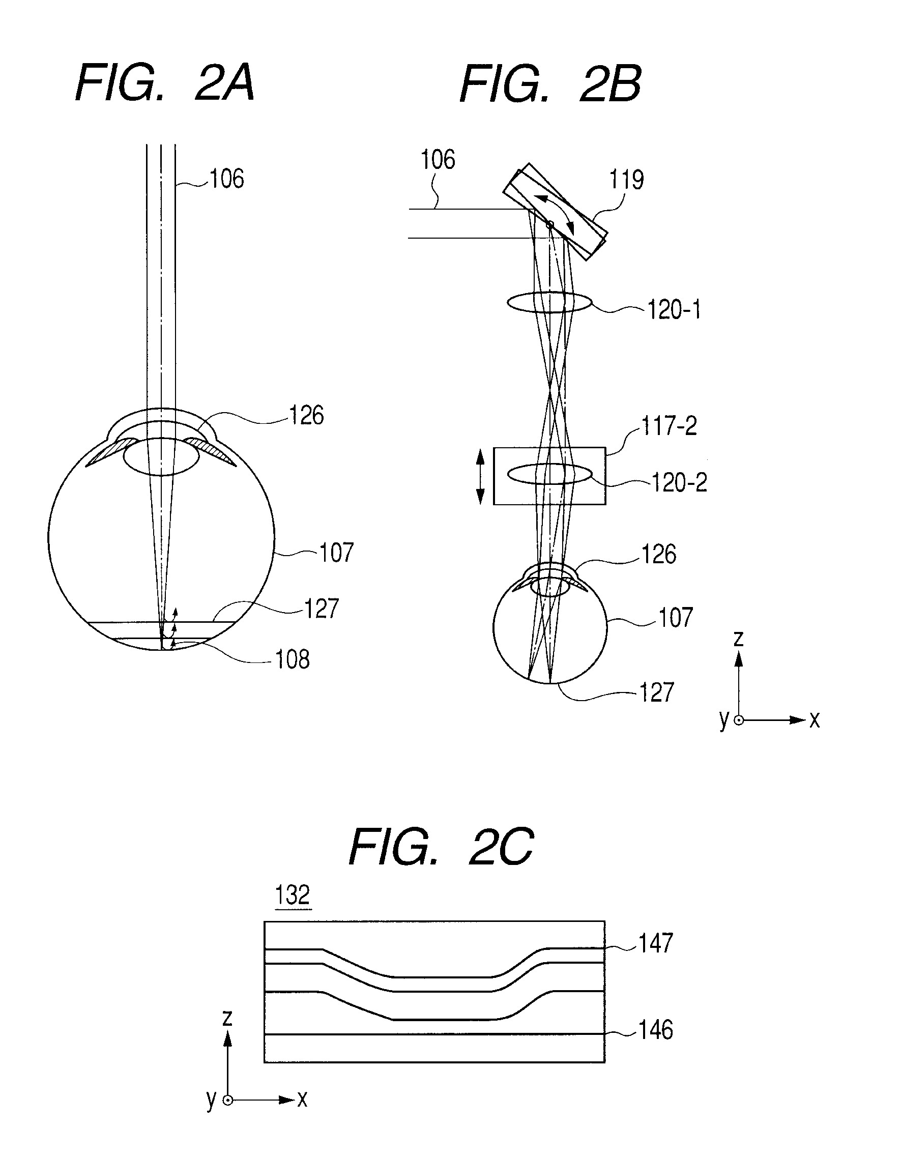 Optical imaging apparatus and method for imaging an optical image