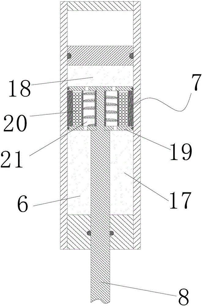 Mountain landslide defending system