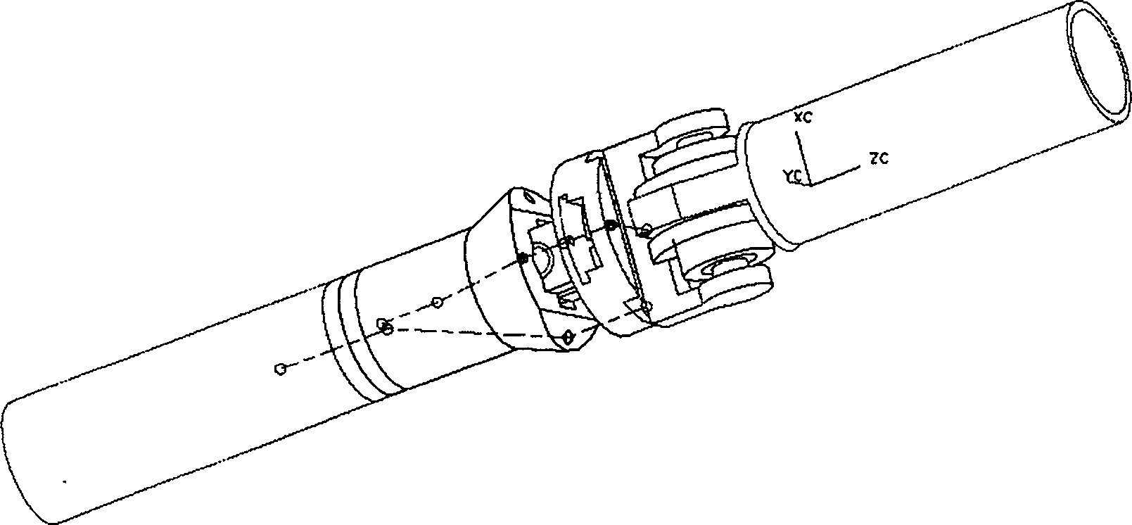 4-DOF dummy model knee-joint mechanism for body bump protection test