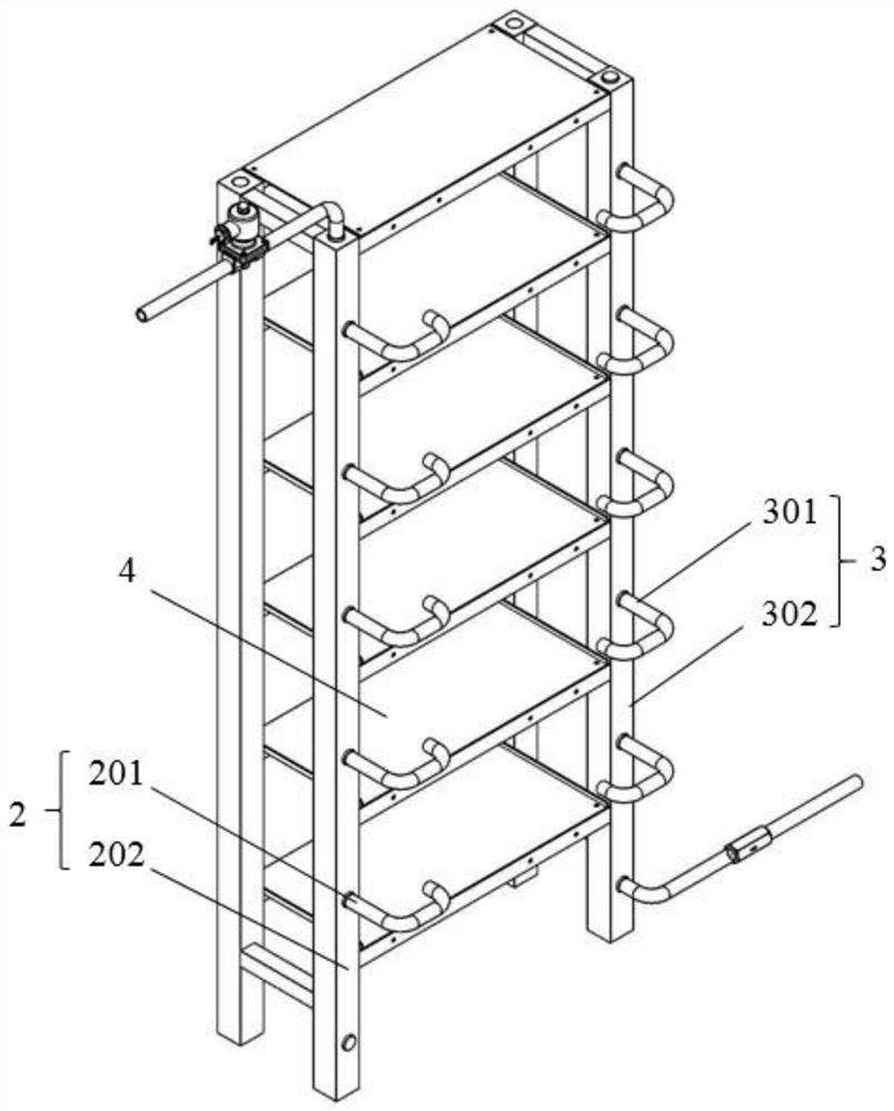 Battery rack, operation method thereof and energy storage power station provided with battery rack