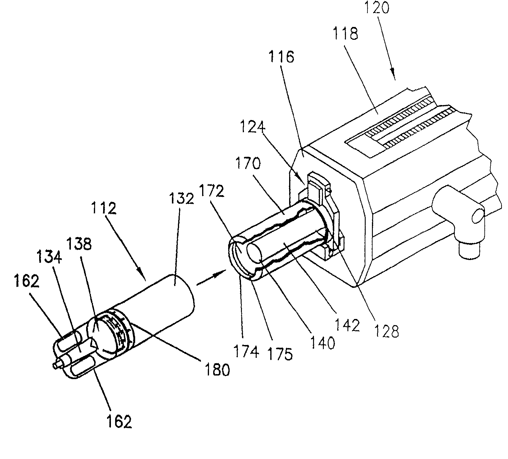 Syringe plunger sensing mechanism for a medical injector