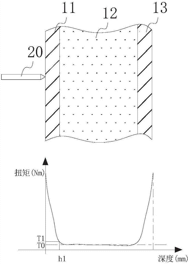 Bone drilling depth judging method and system