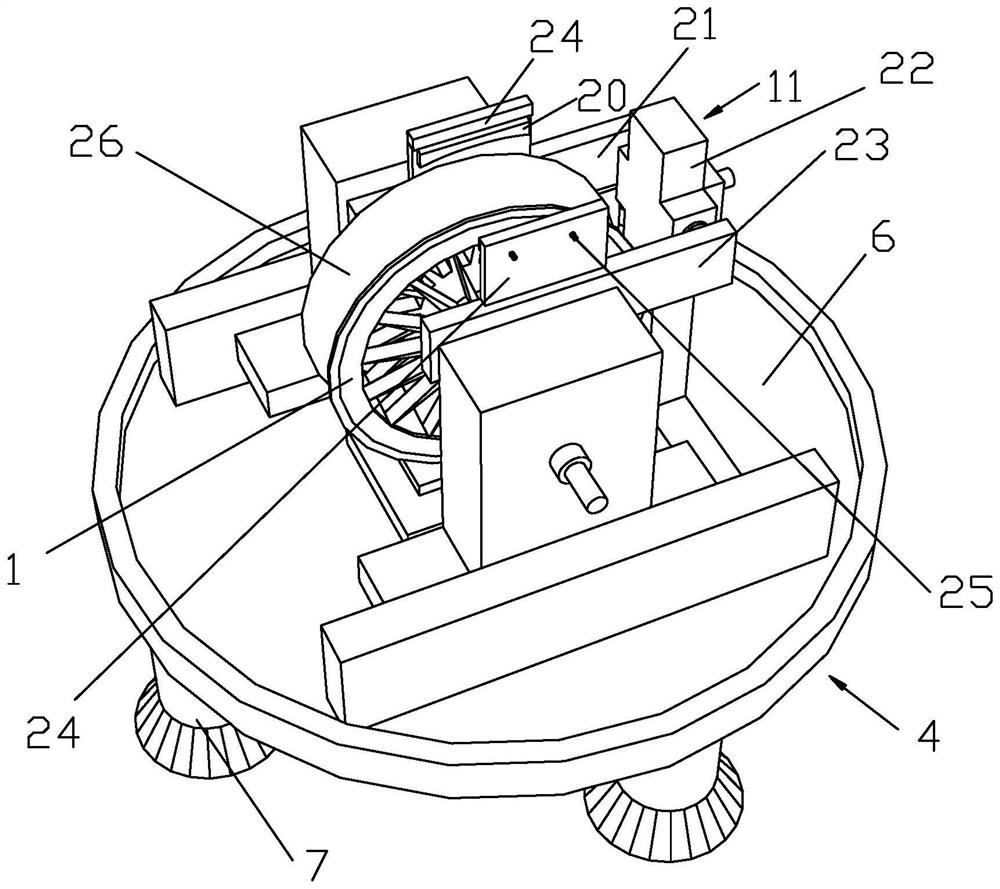 A test device for testing the wear performance of brake pads and its application method