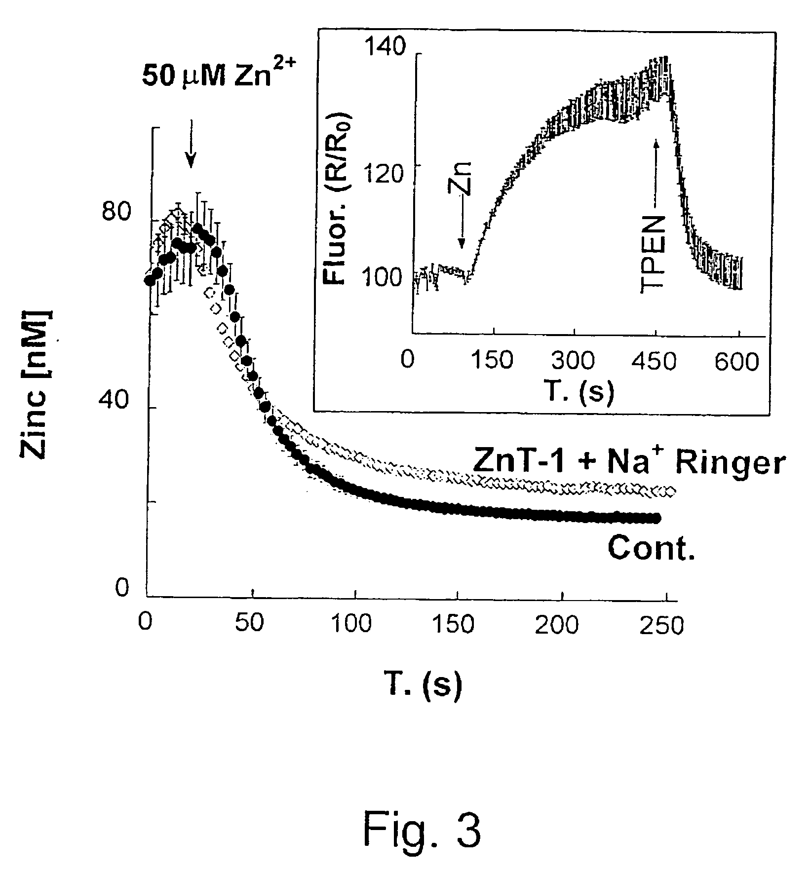 Zinc transporter compositions for the treatment of cardiovascular diseases