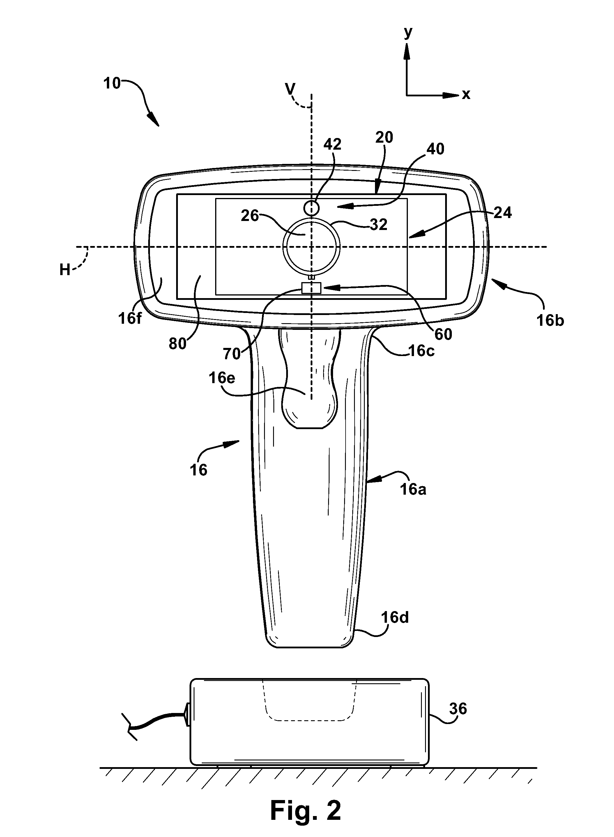 Selectable Aiming Pattern for an Imaging-Based Bar Code Reader