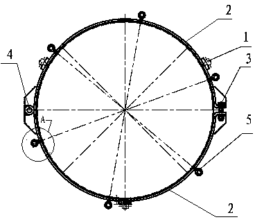 Lifting appliance for lifting bearing with inseparable inner and outer rings