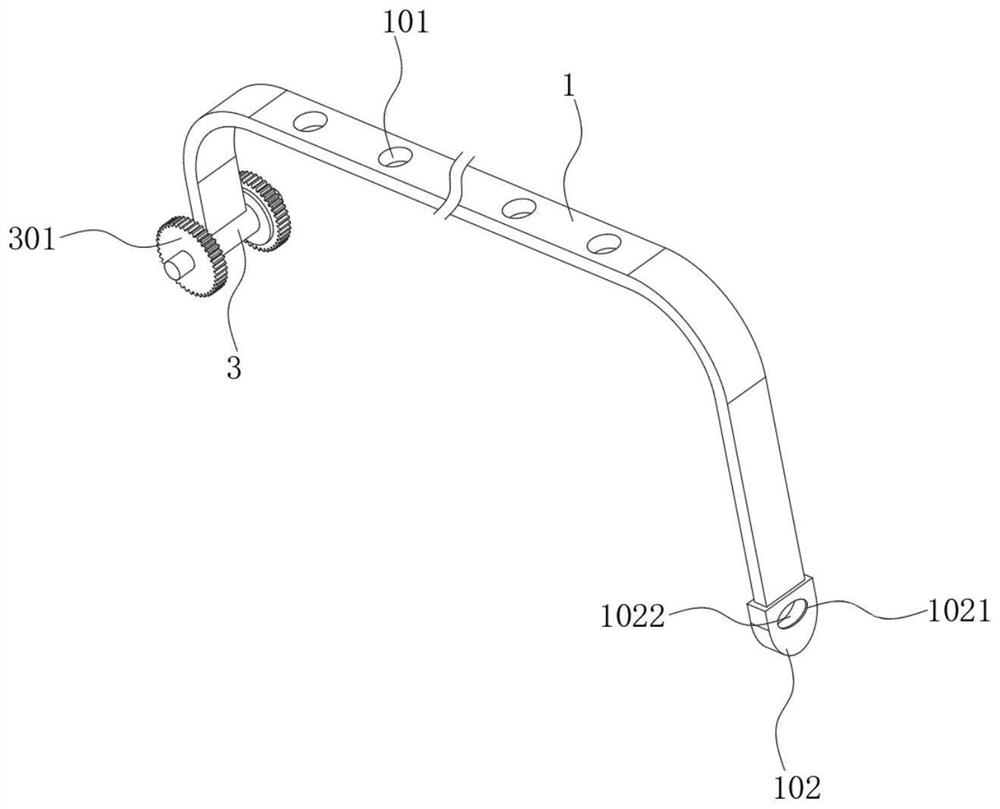 Electroencephalogram examination head support and installation method thereof