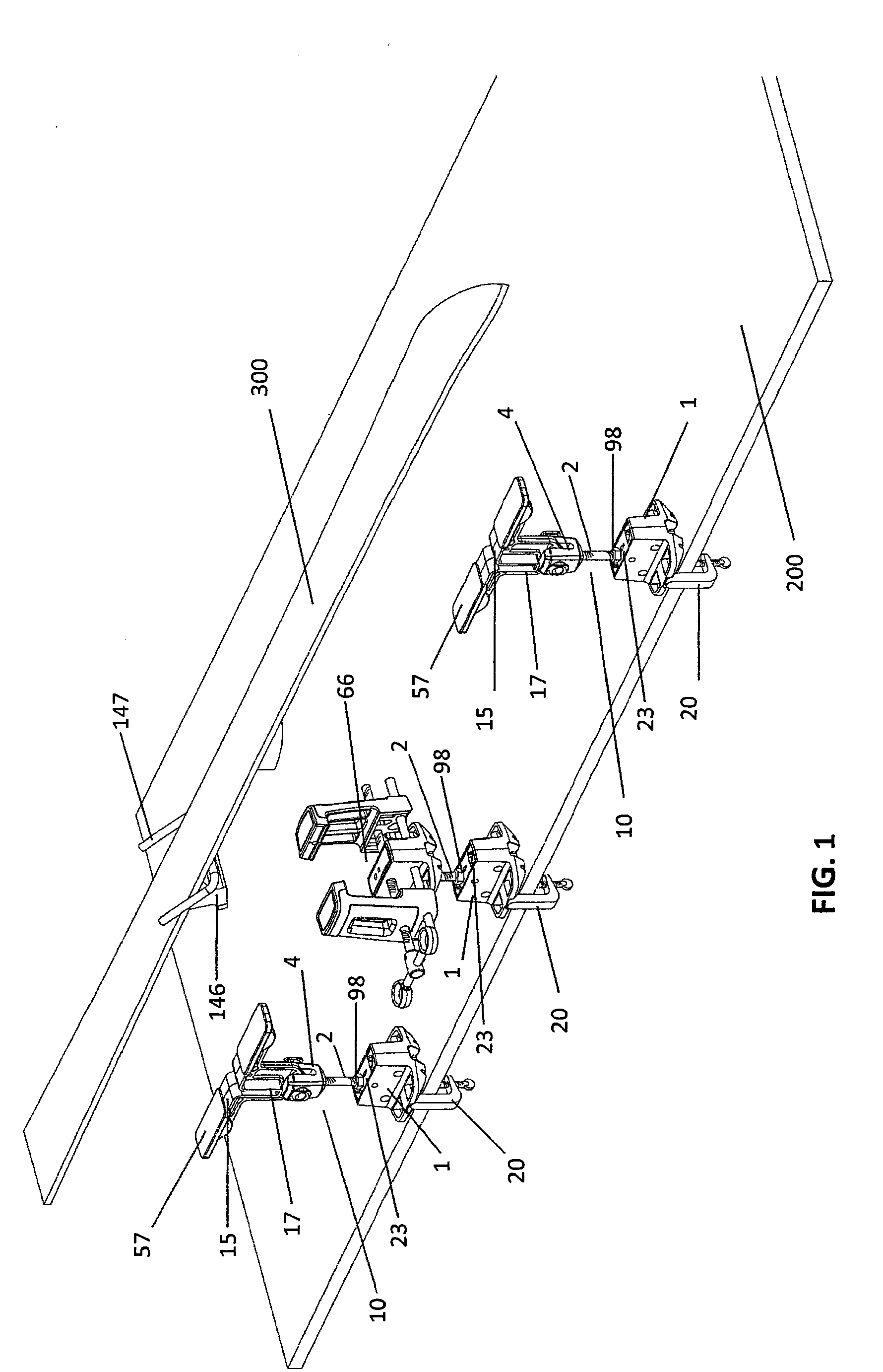 Sports equipment holding device