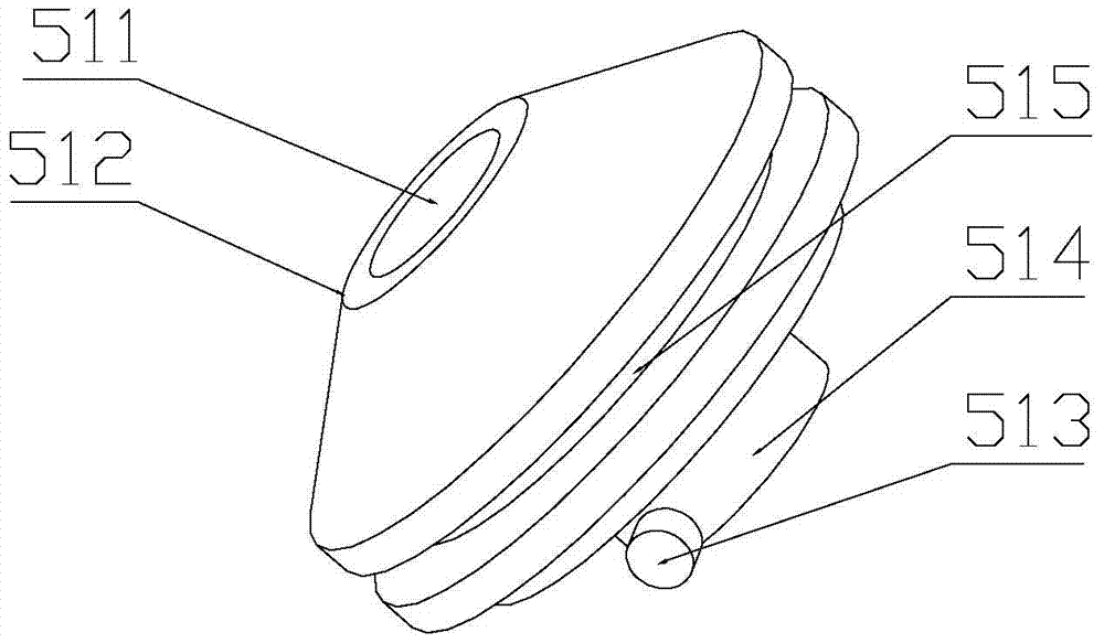 A production device and method for precise positioning of the tearing rope