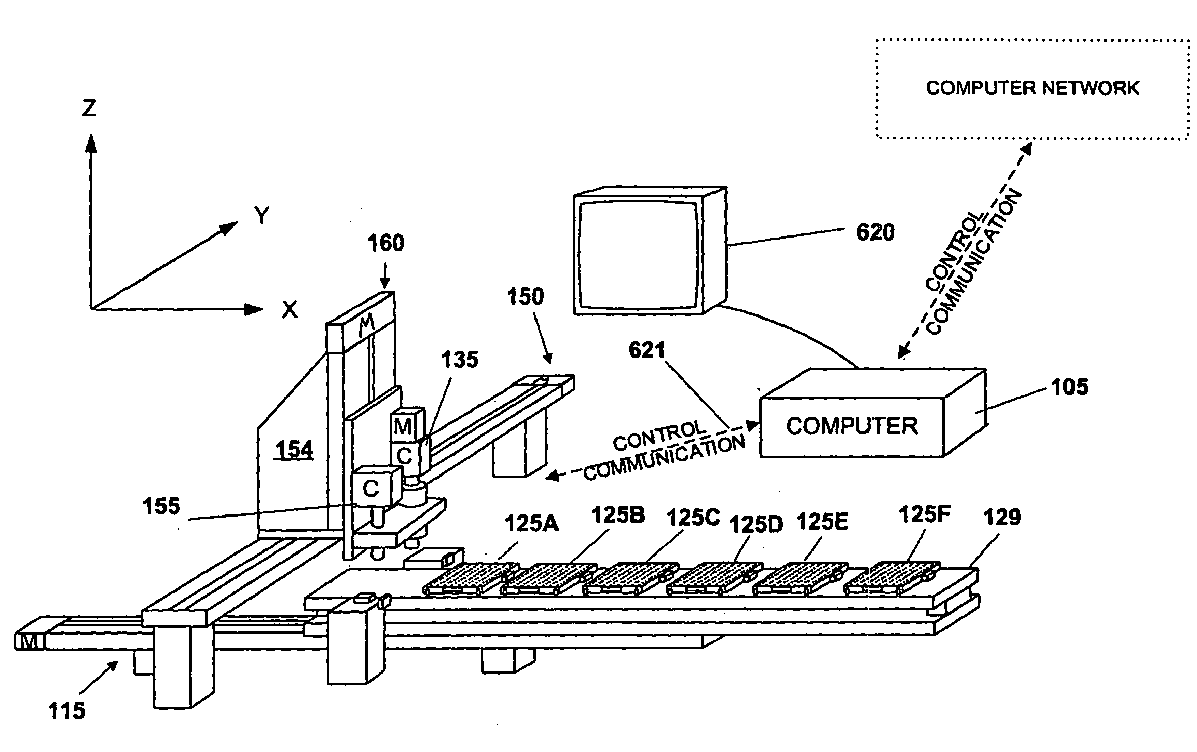 Computer Controllable LED Light Source for Device for Inspecting Microscopic Objects