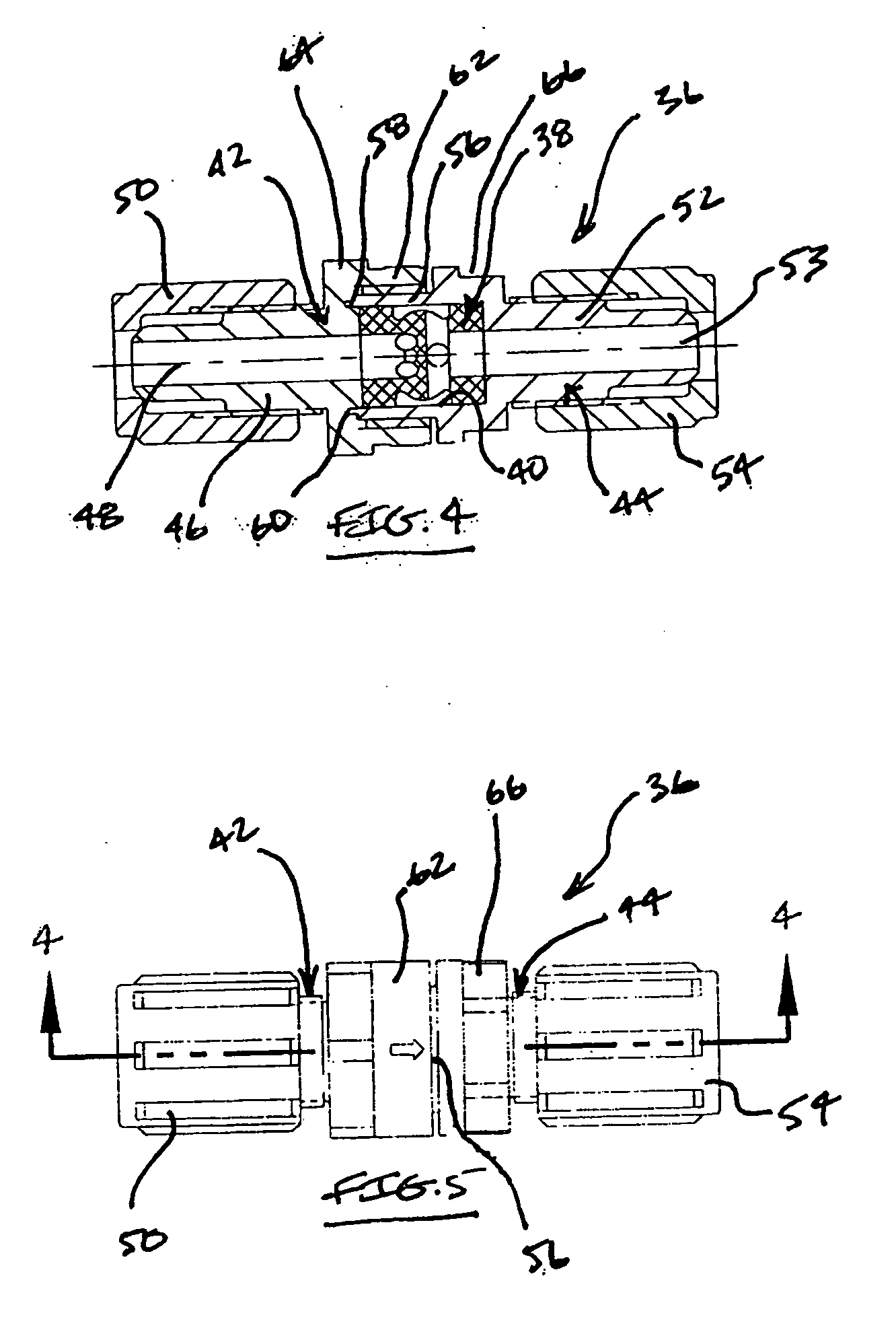 Static mixing device