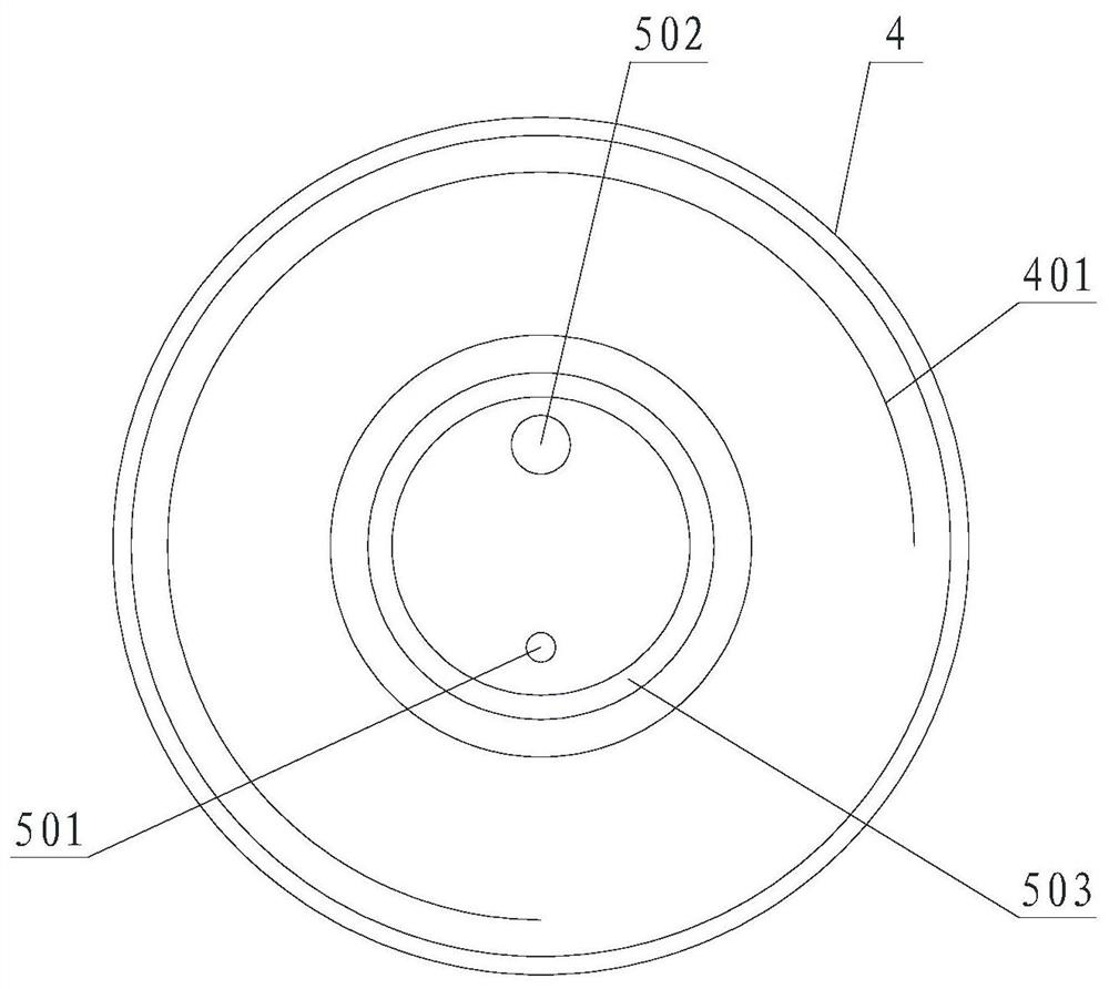 Conversion cable for connecting wet plugging interface temperature-salinity-depth instrument and standard interface transmission cable