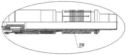 Open-hole horizontal well bottom reverse packing multi-layer sand control tubular column and method