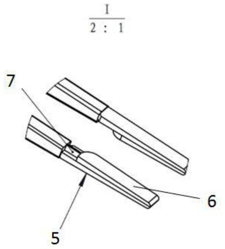 Bipolar electric coagulation forceps with shearing function