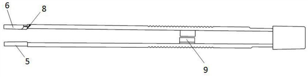 Bipolar electric coagulation forceps with shearing function