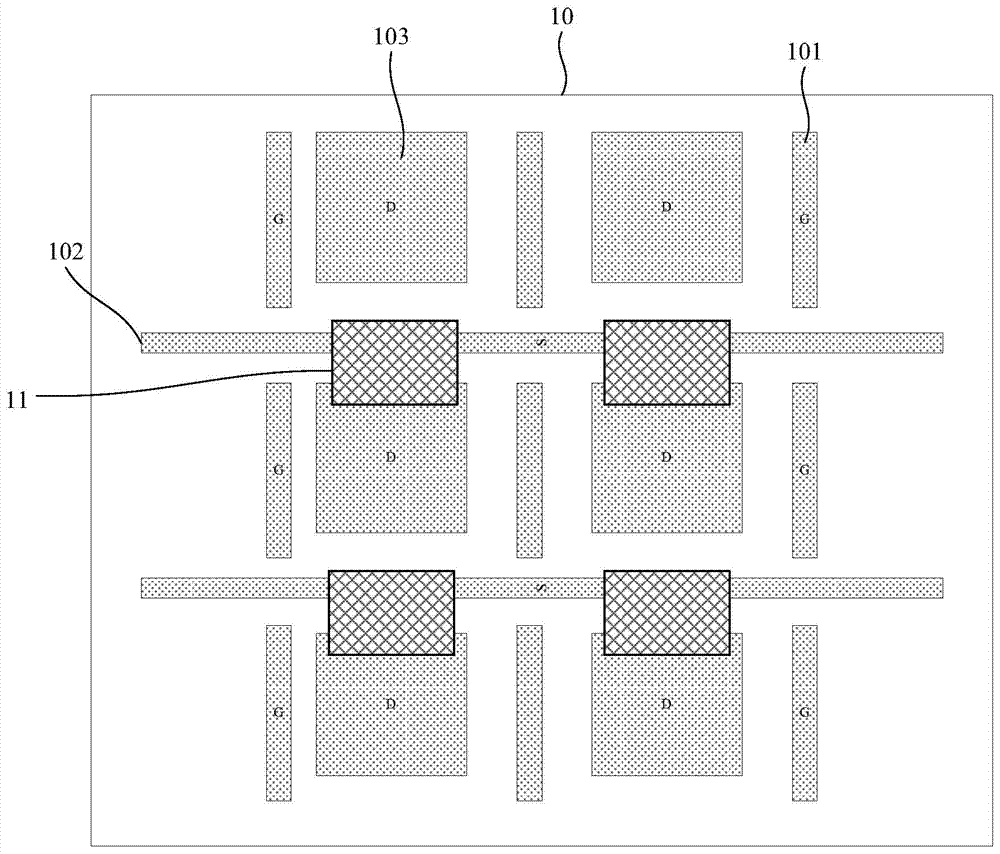 Flexible TFT used for flexible display back electrode and preparation technology thereof