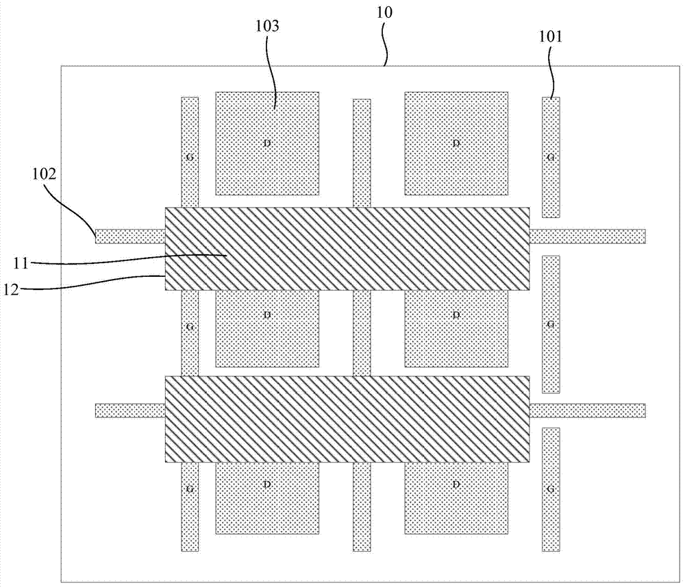 Flexible TFT used for flexible display back electrode and preparation technology thereof
