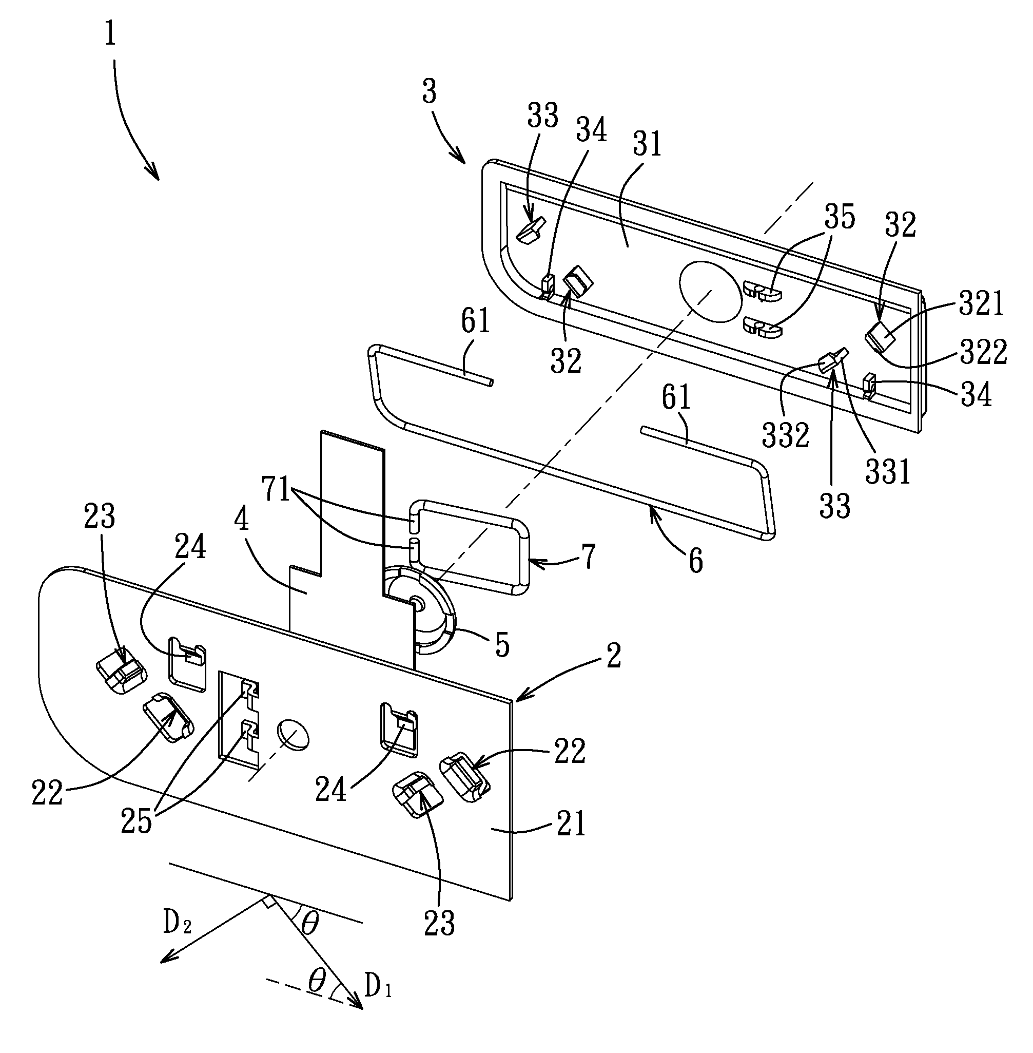 Keyswitch device, supporting seat and key cap thereof