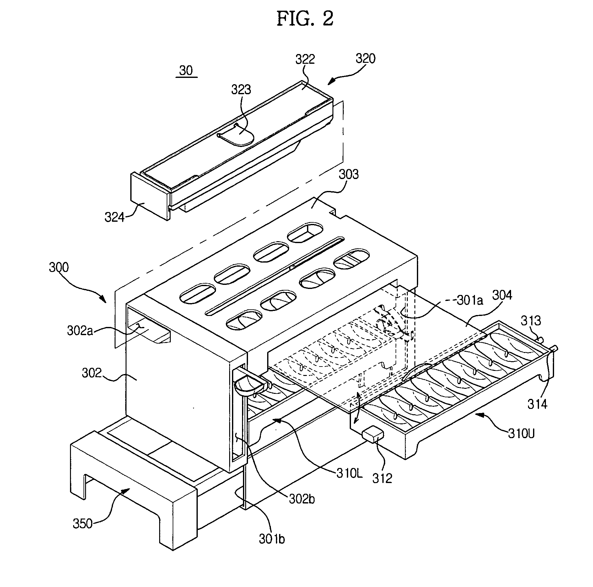 Ice making unit and refrigerator having the same