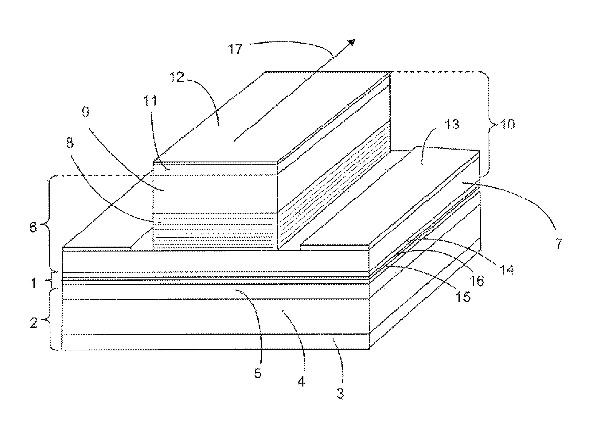 Integrated optical structure comprising an optical isolator