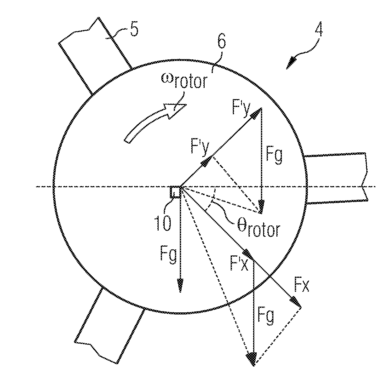 Wind Turbine and Method for Determining at Least One Rotation Parameter of a Wind Turbine Rotor