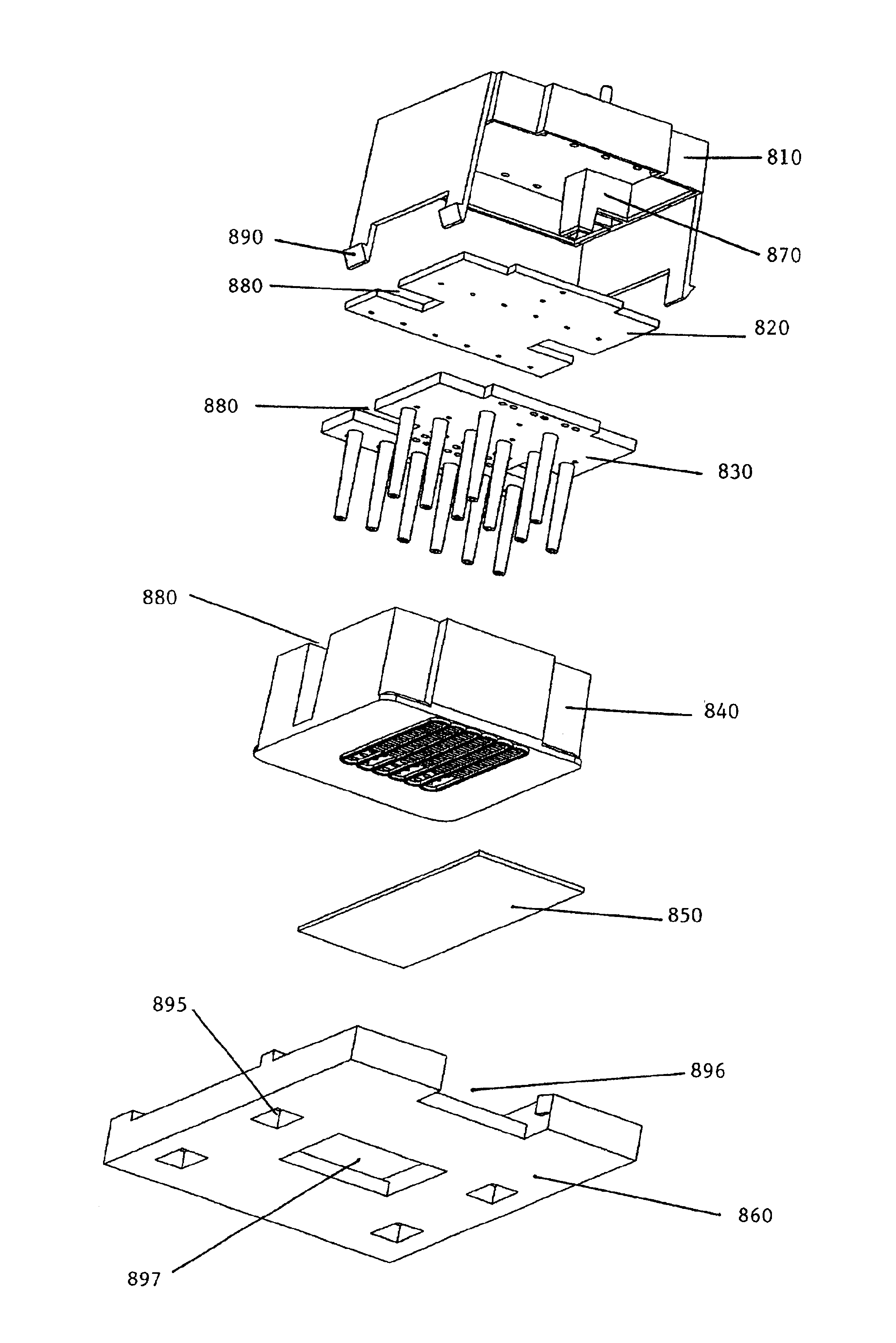 Portable biosensor apparatus with controlled flow