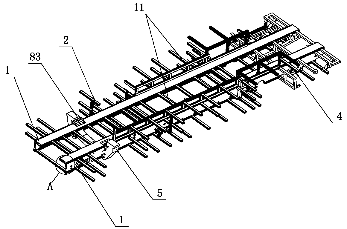 A pure electric vehicle chassis system using a lightweight bus chassis structure