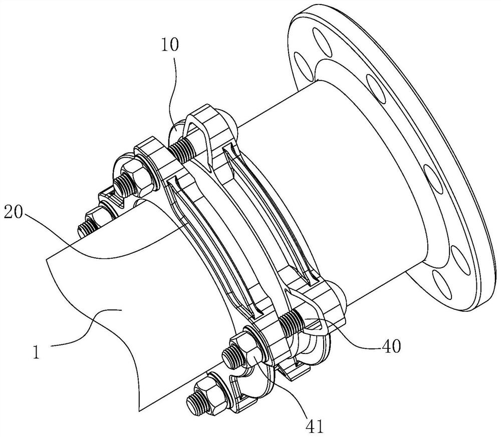 Pipe connecting device