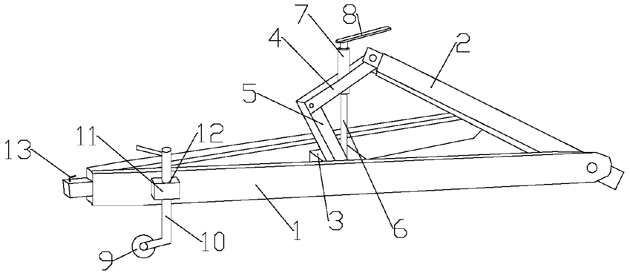 A tiltable trailer