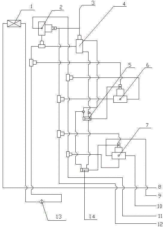 Wind-driven controller of fender of interlock way