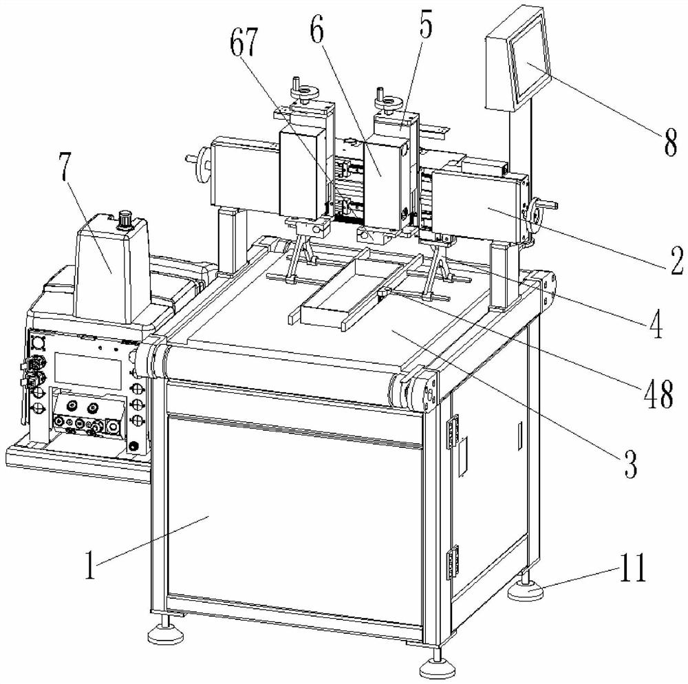 Online follow-up intelligent gluing machine for gift boxes