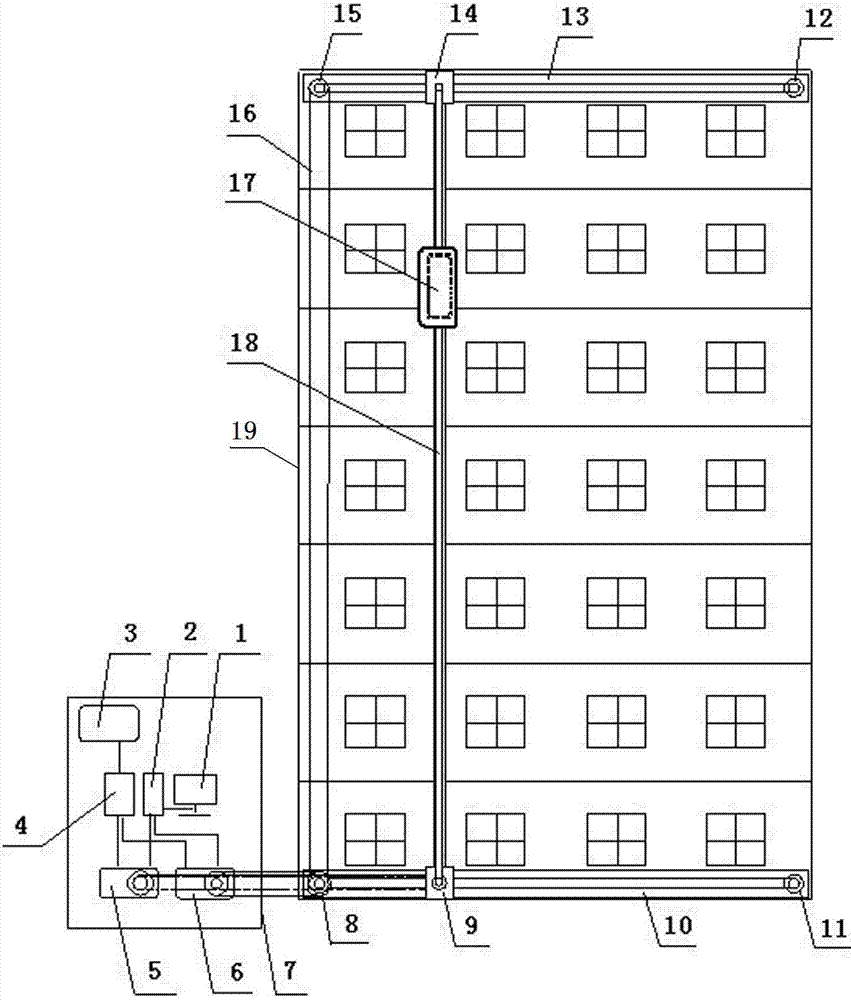 High-rise building fire protection system