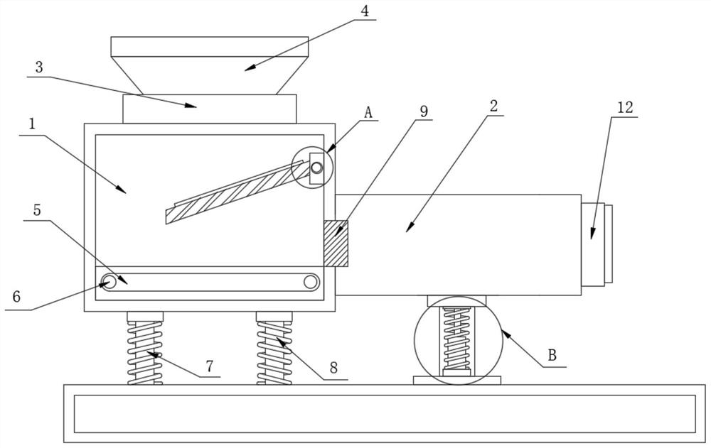 Coal quantity screening device based on activation coal feeder