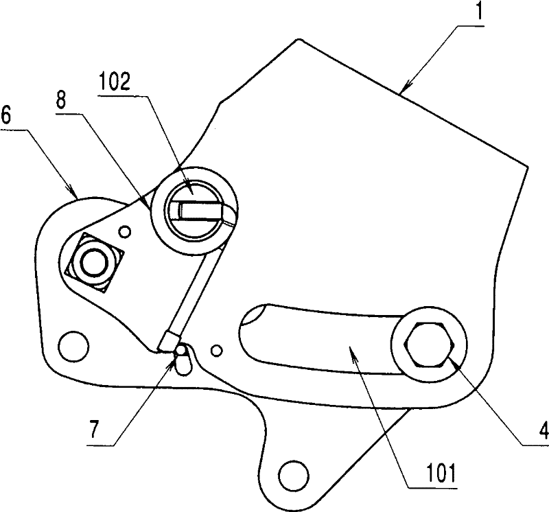 Anti-flogging device for automobile seat