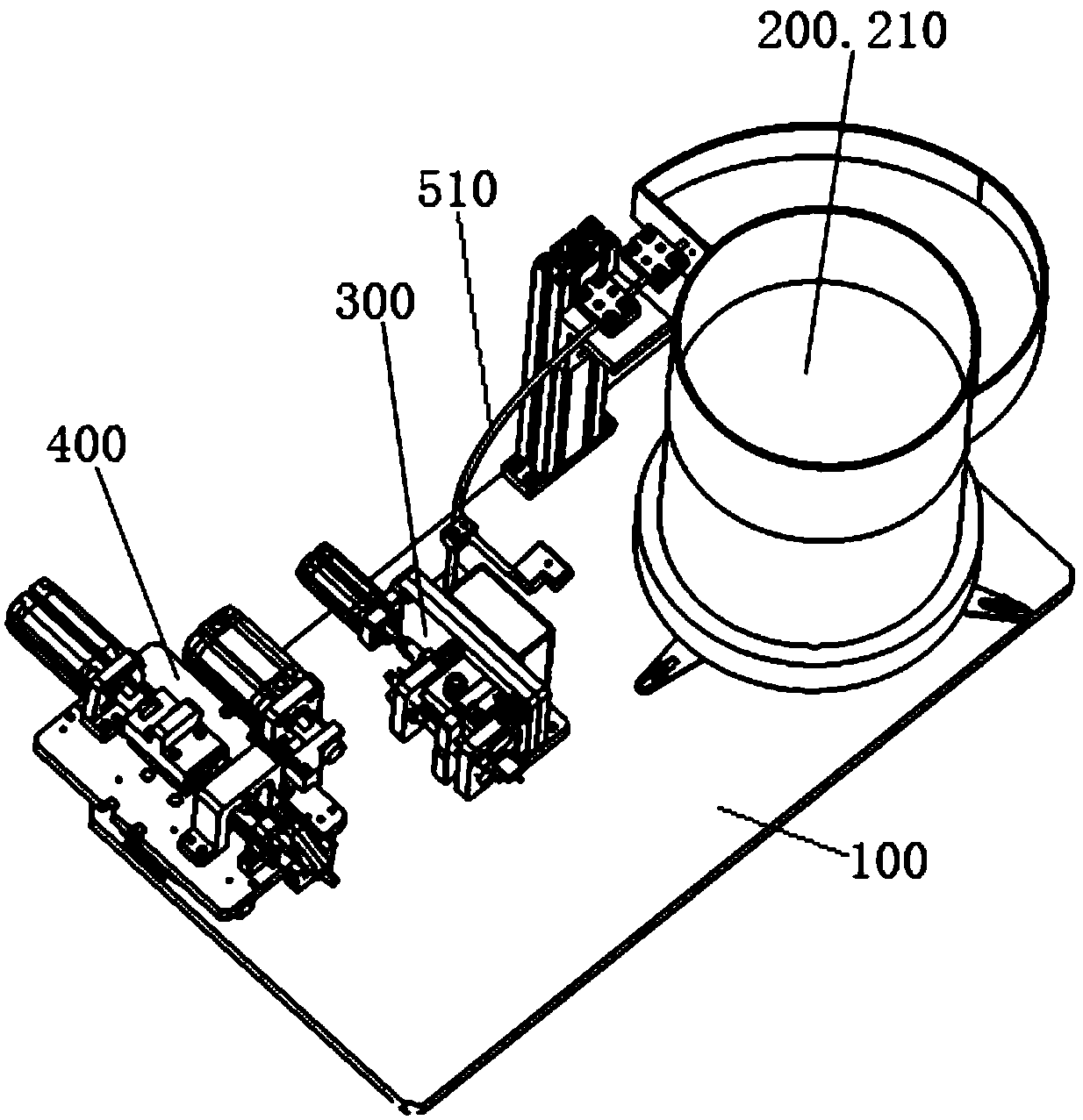 Automatic assembling device for vehicle door lock pins