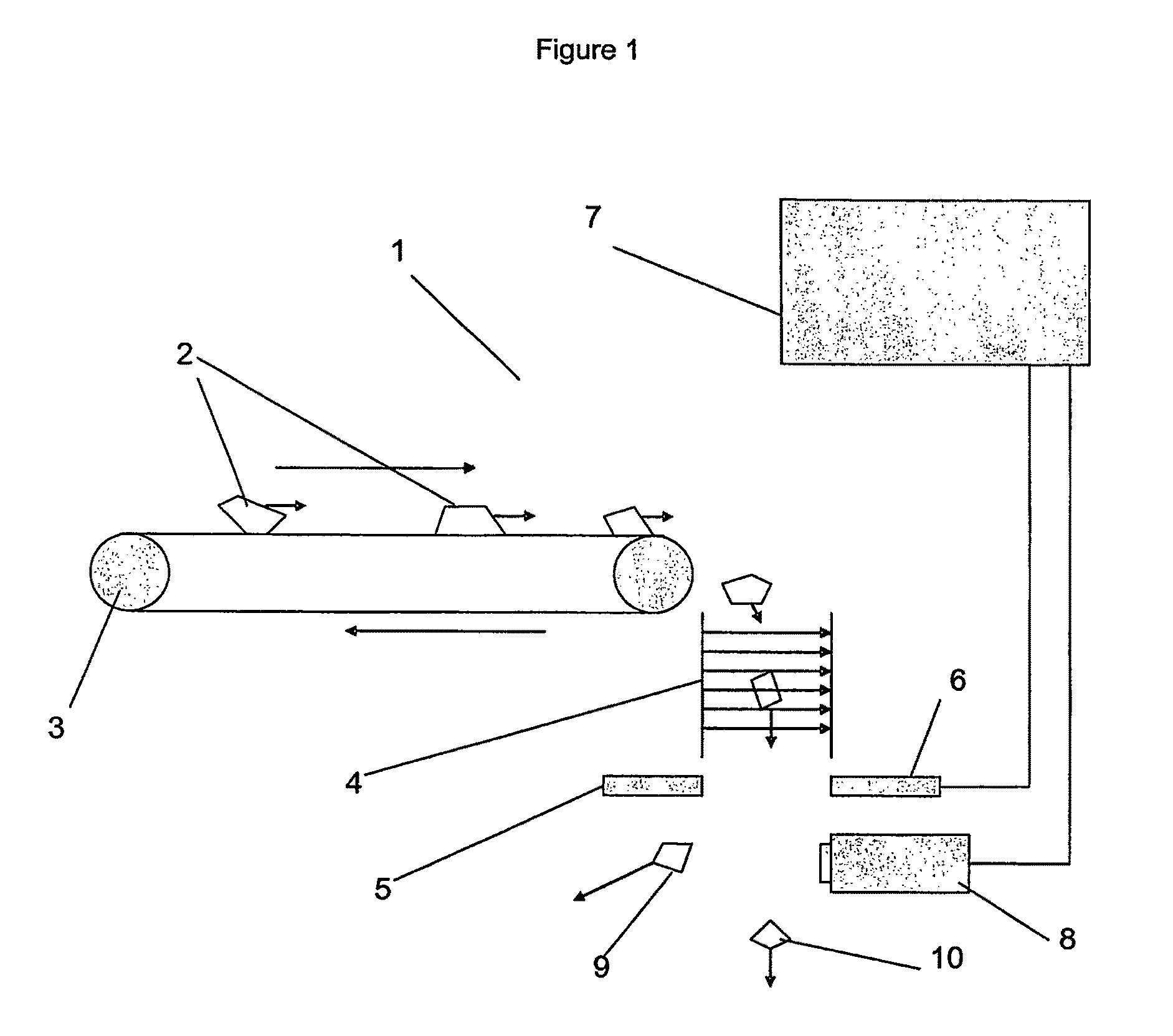 Method of determining the presence of a mineral within a material