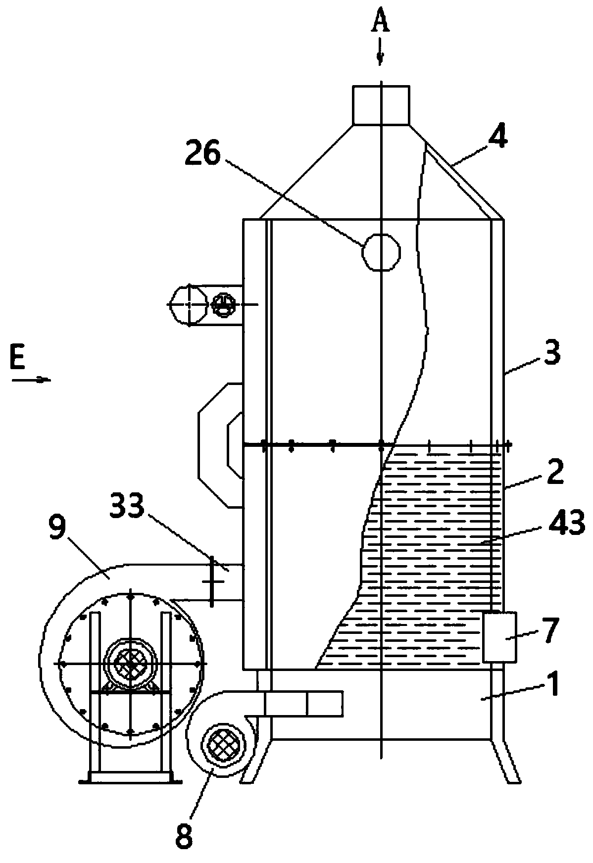 Adjustable hot-blast stove