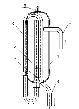 Air-liquid separator used for air conditioner