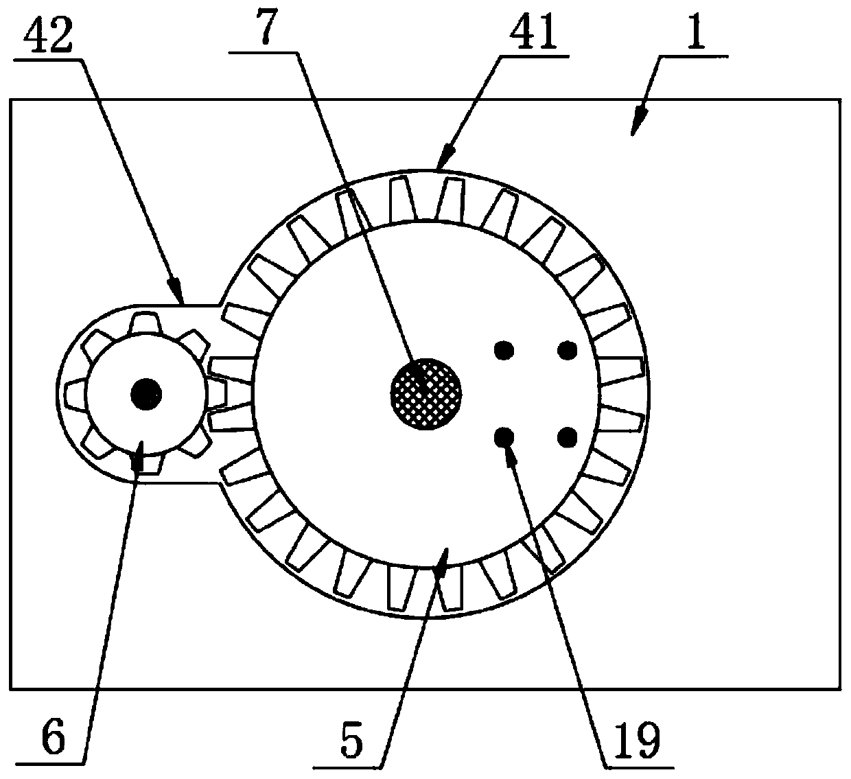 Positioning and navigation device based on robot walking