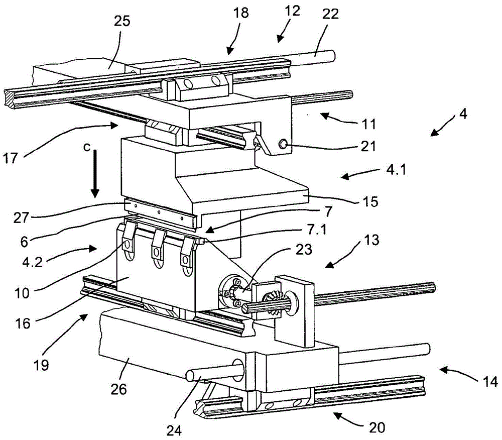 Device for cutting material sheets